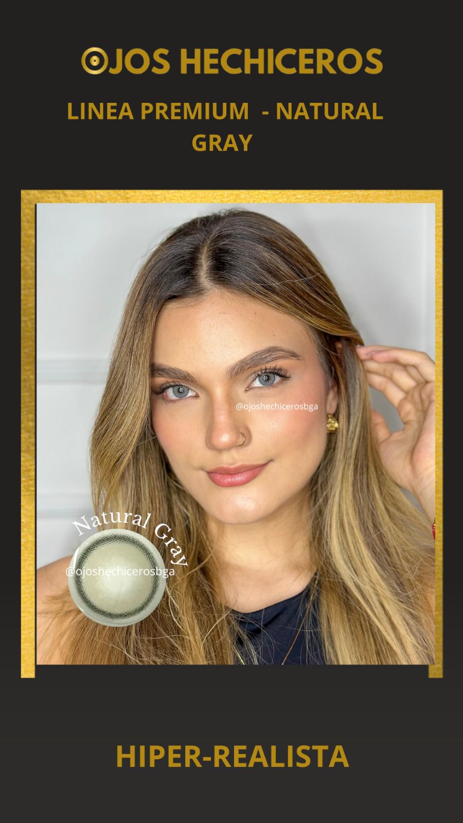 Lente Contacto Natural Gray