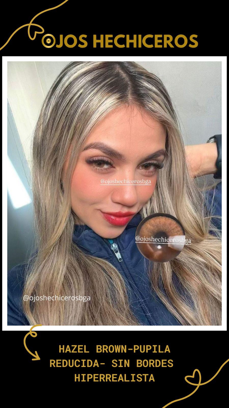 Lente Contacto Hazel Brown