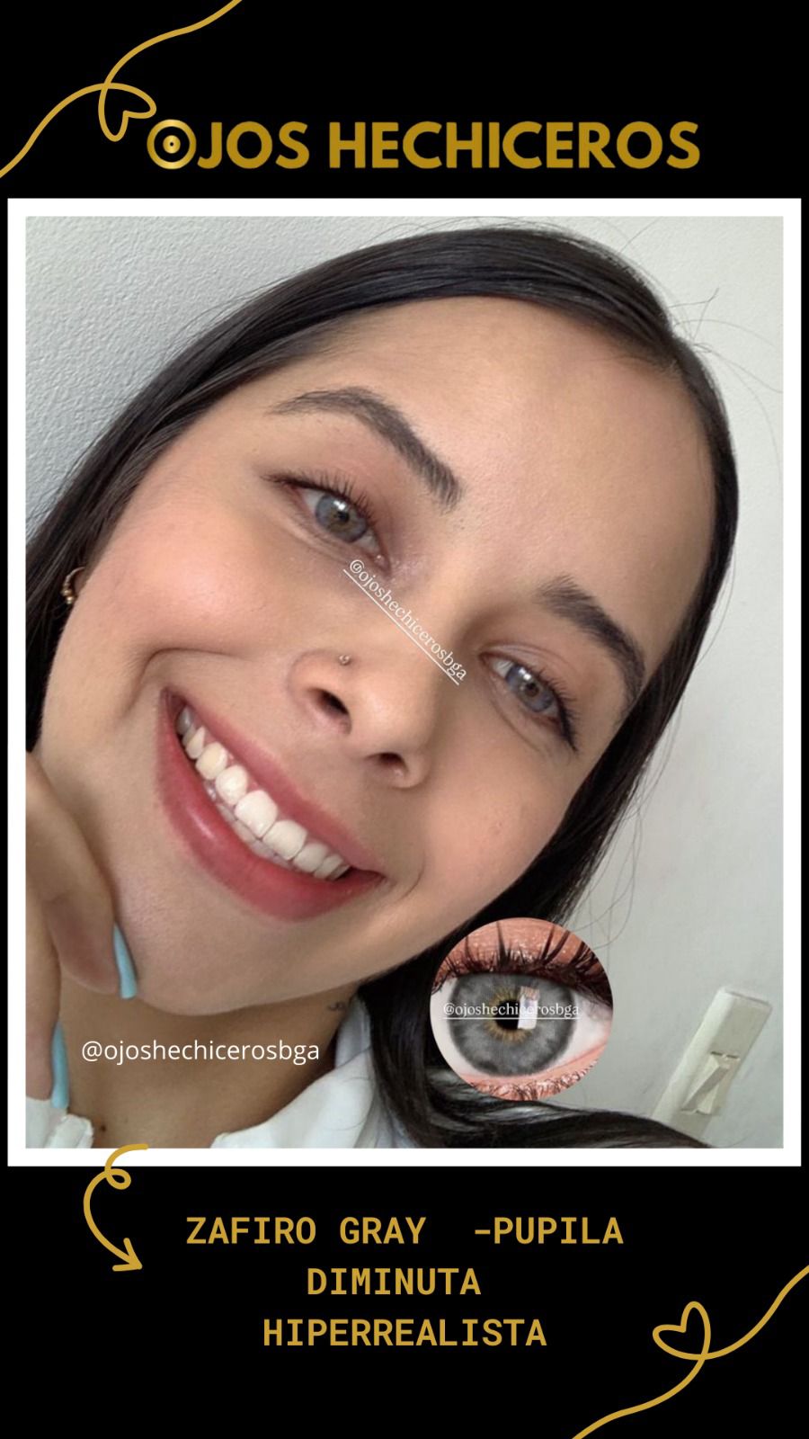 Lente Contacto Gray Pupila