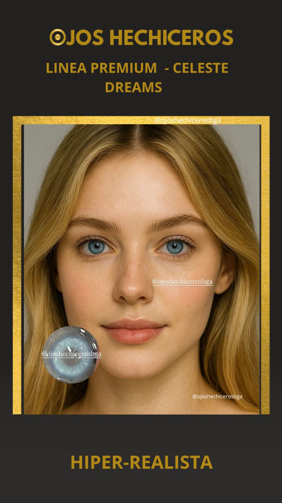 Lente Contacto Celeste Dreams