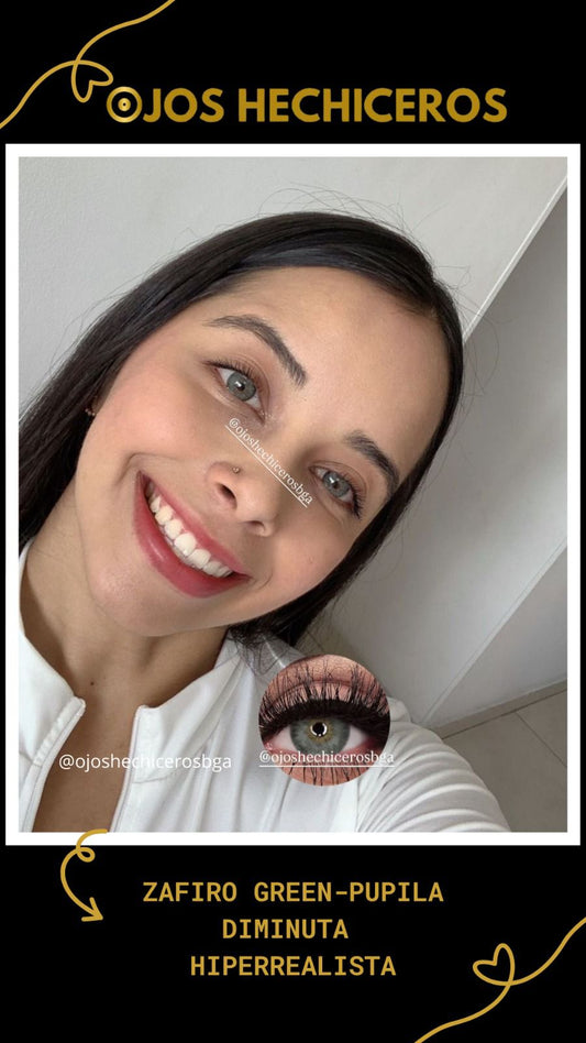 Lente Contacto Hazel Green Pupila